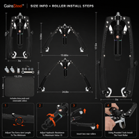 GainsSteel Trainer shoulder press exercise – home gym workout